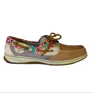 SPERRY • TOP-SIDER | Bluefish Liberty Floral Print 2-Eye Boat Shoe - 7 1/2